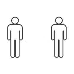 This image showcases the safe and health protocol of TGM Bay Isle amidst the pandemic. TGM social distancing is an encouragement to practice social distancing throughout the community. It's an initiative signs to observe health safety in common areas to help this practice.